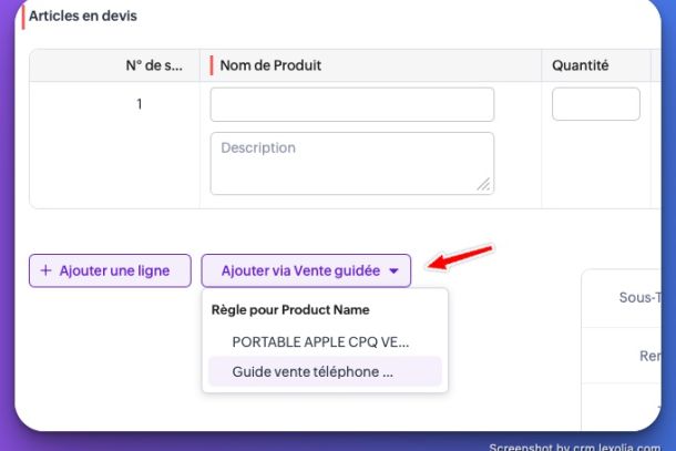 La vente guidée - Zoho CRM - CRM Lexolia