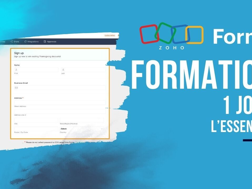 Formation Zoho Forms