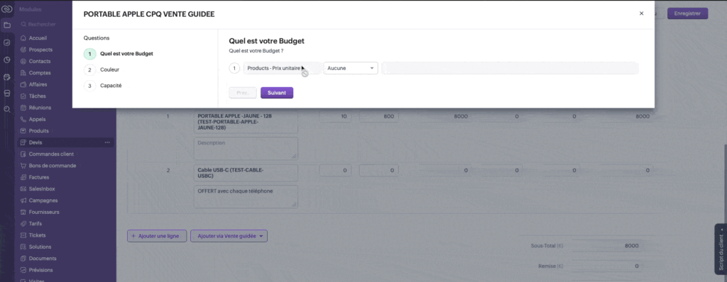 La vente Guidée dans Zoho CRM | CRM Lexolia