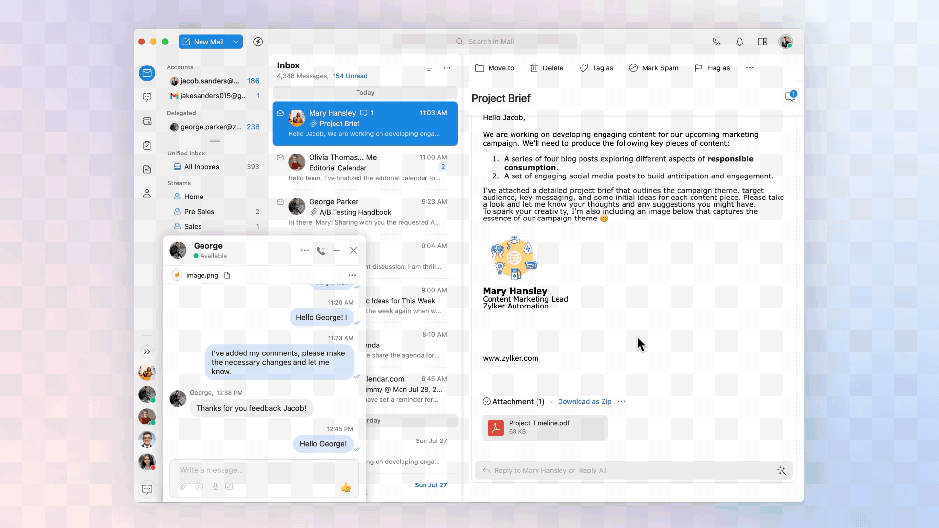 Zoho Trident : “Smart Flow” : glisser-déposer, et tout roule